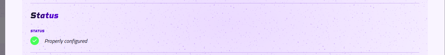 Custom domain configured screenshot